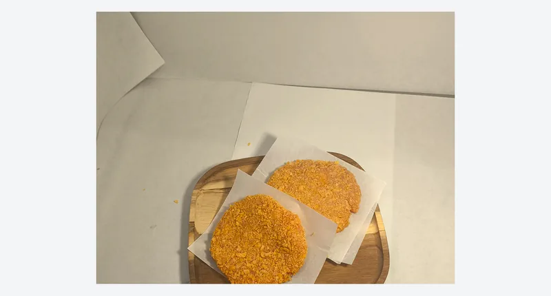 Hamburguesa arrebossada