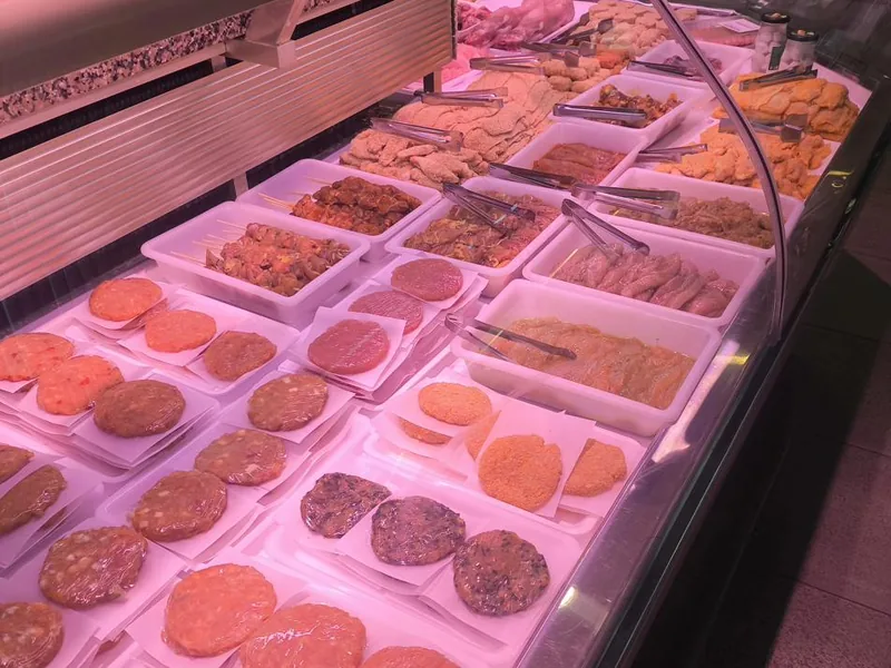 Vitrina d'hamburgueses i pinxos